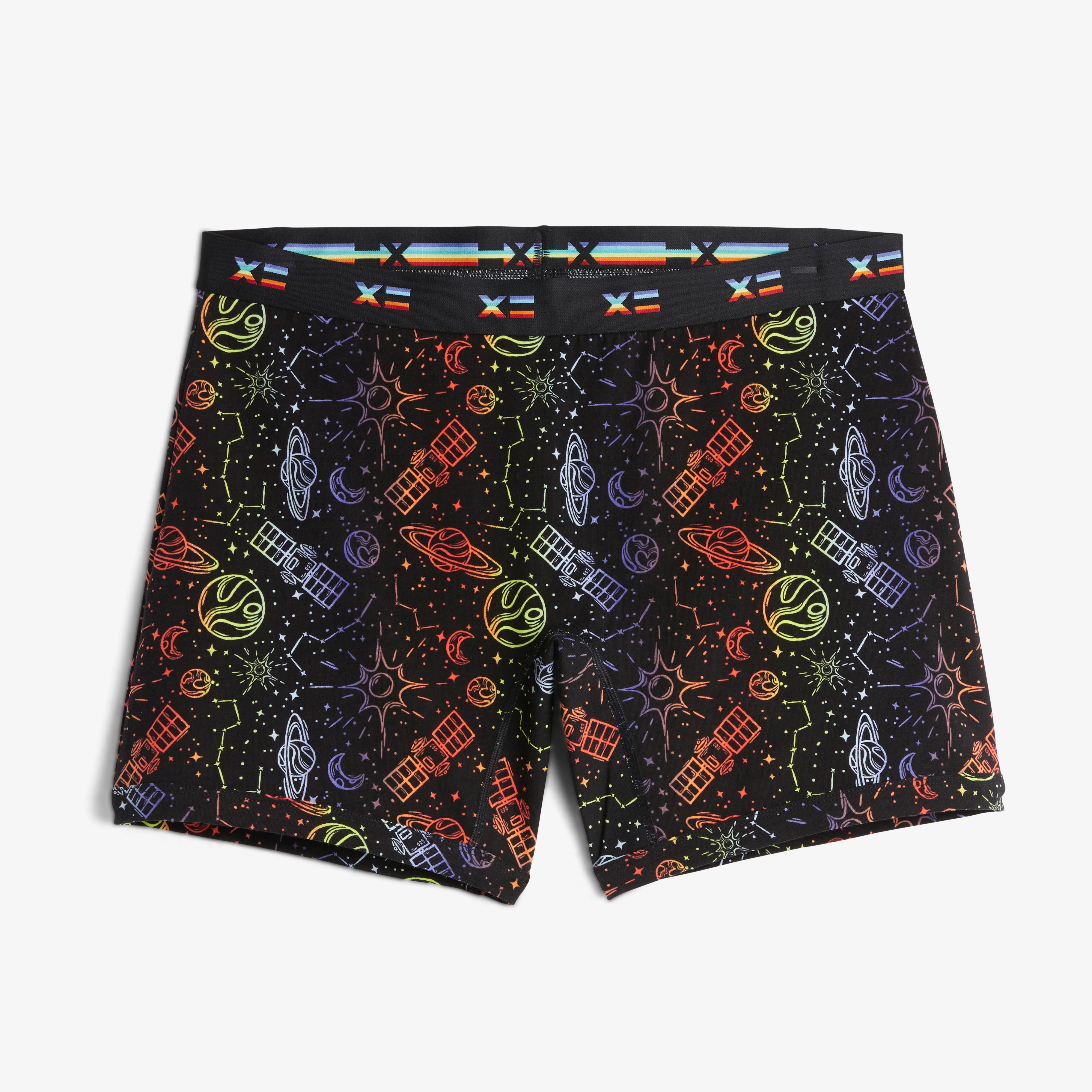 6" No Fly Boxer Briefs - Out In Space