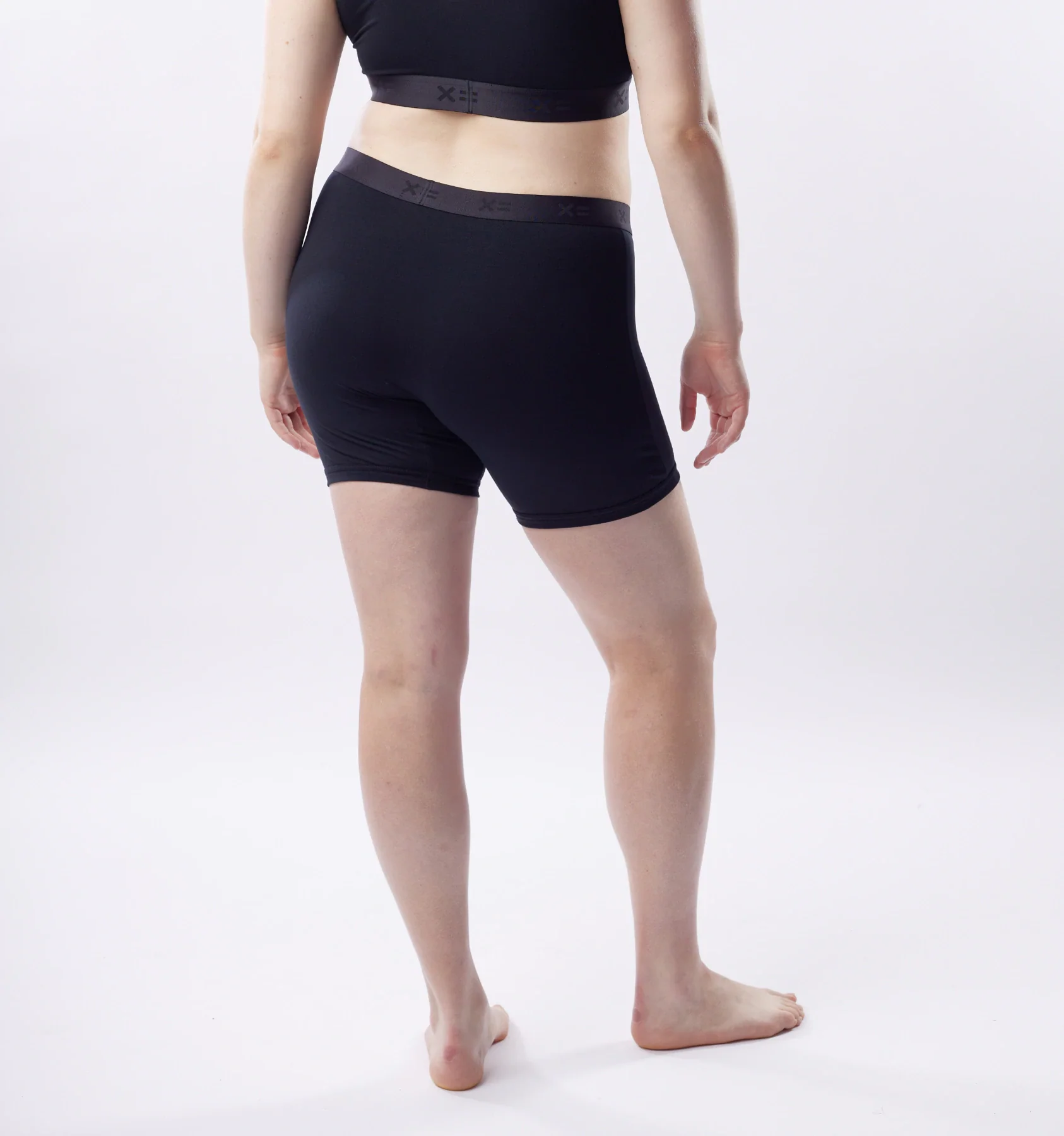 6" No Fly Boxer Briefs - X= Black - Image 4
