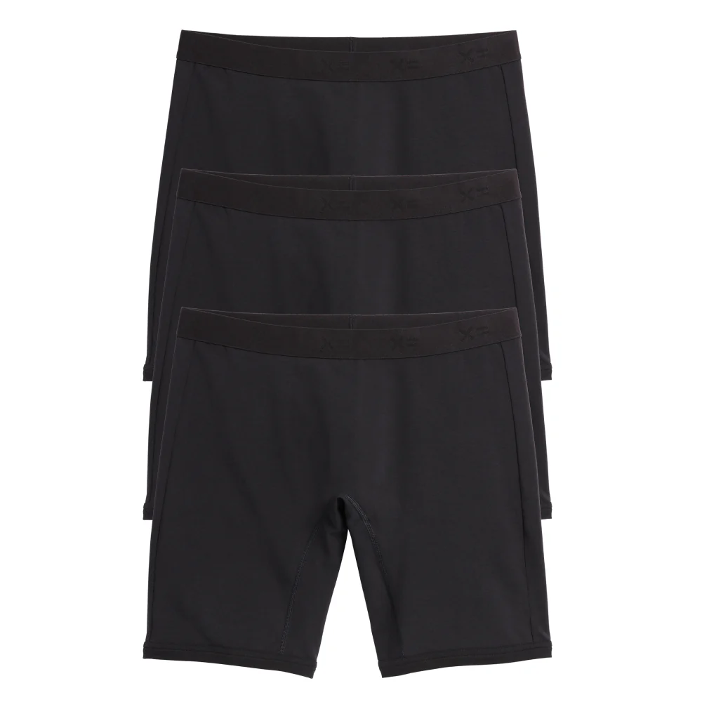 9" Boxer Briefs 3-Pack - Black Imperfects