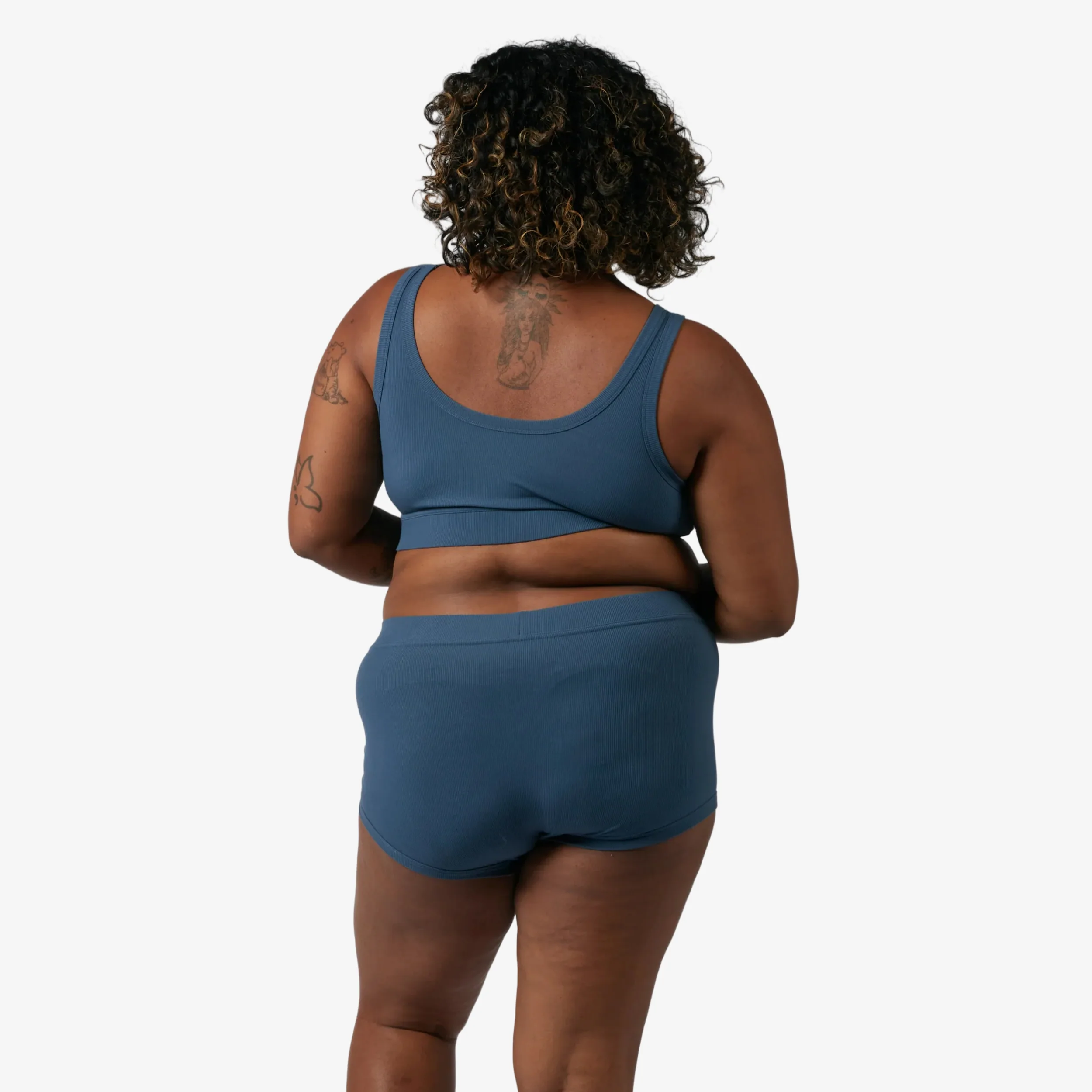 Bamboo Rib Boy Shorts - Bering Sea - Image 5