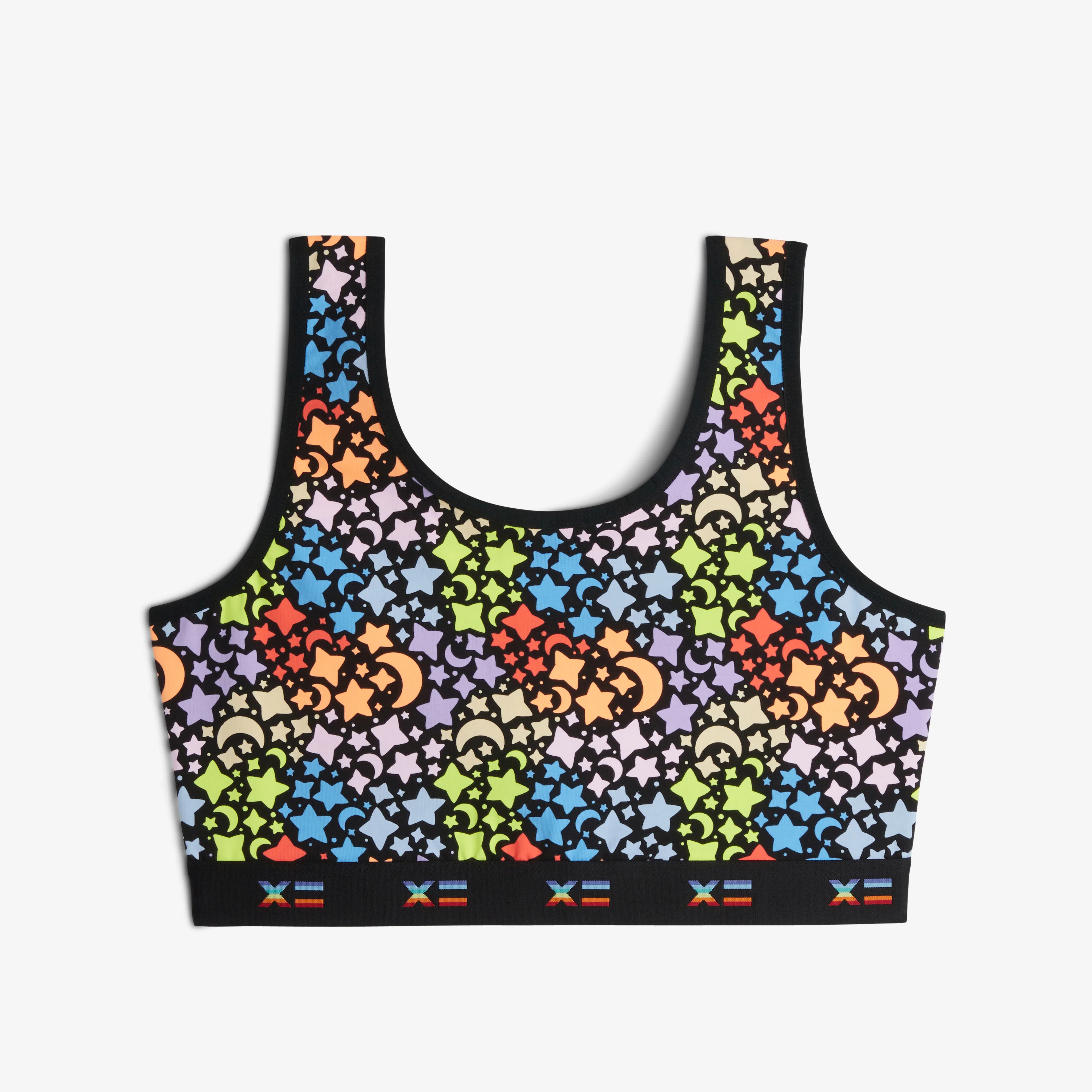 Essentials Soft Bra - Rainbow Starburst