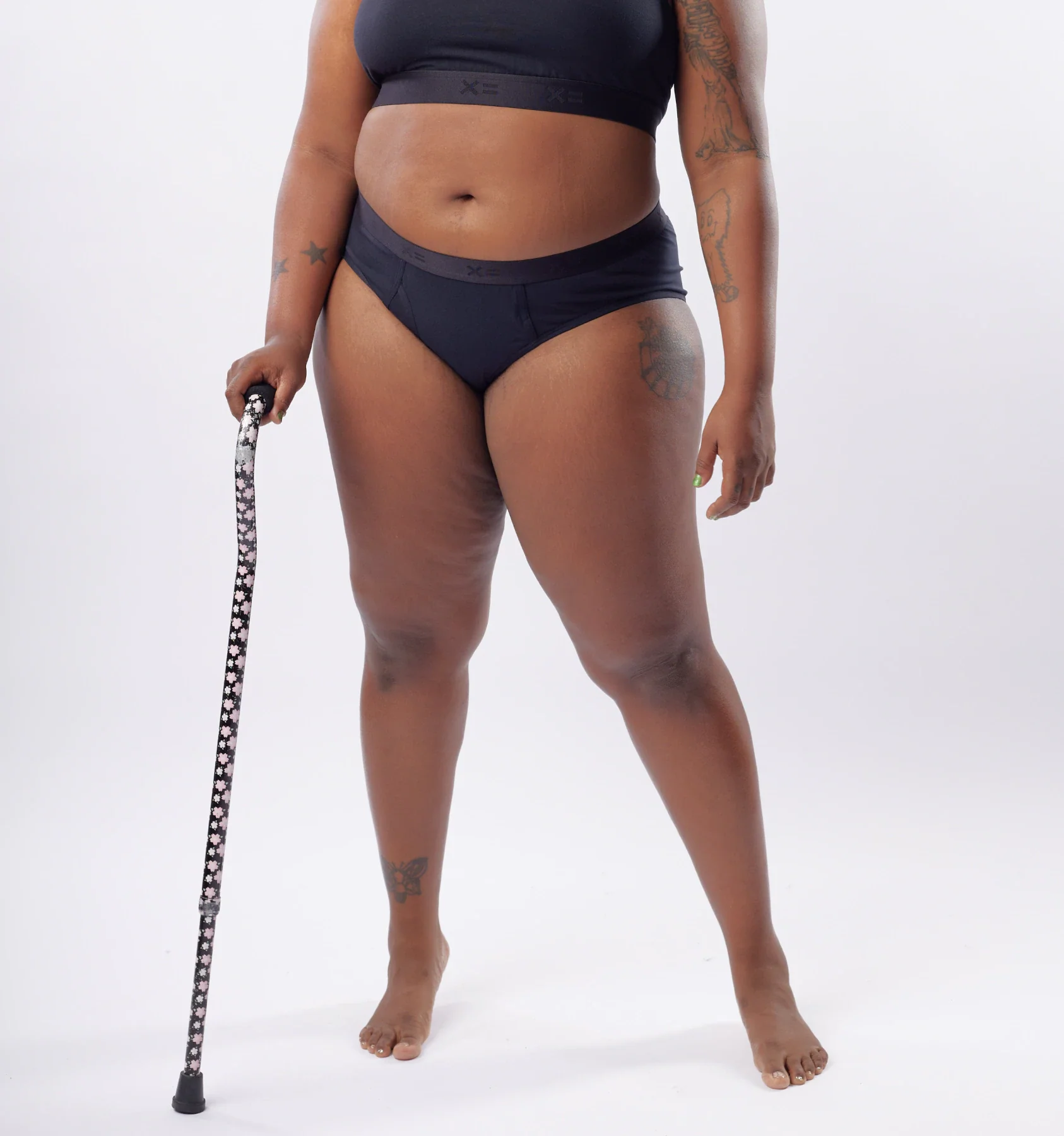 Iconic Briefs - Black Rainbow Logo - Image 3