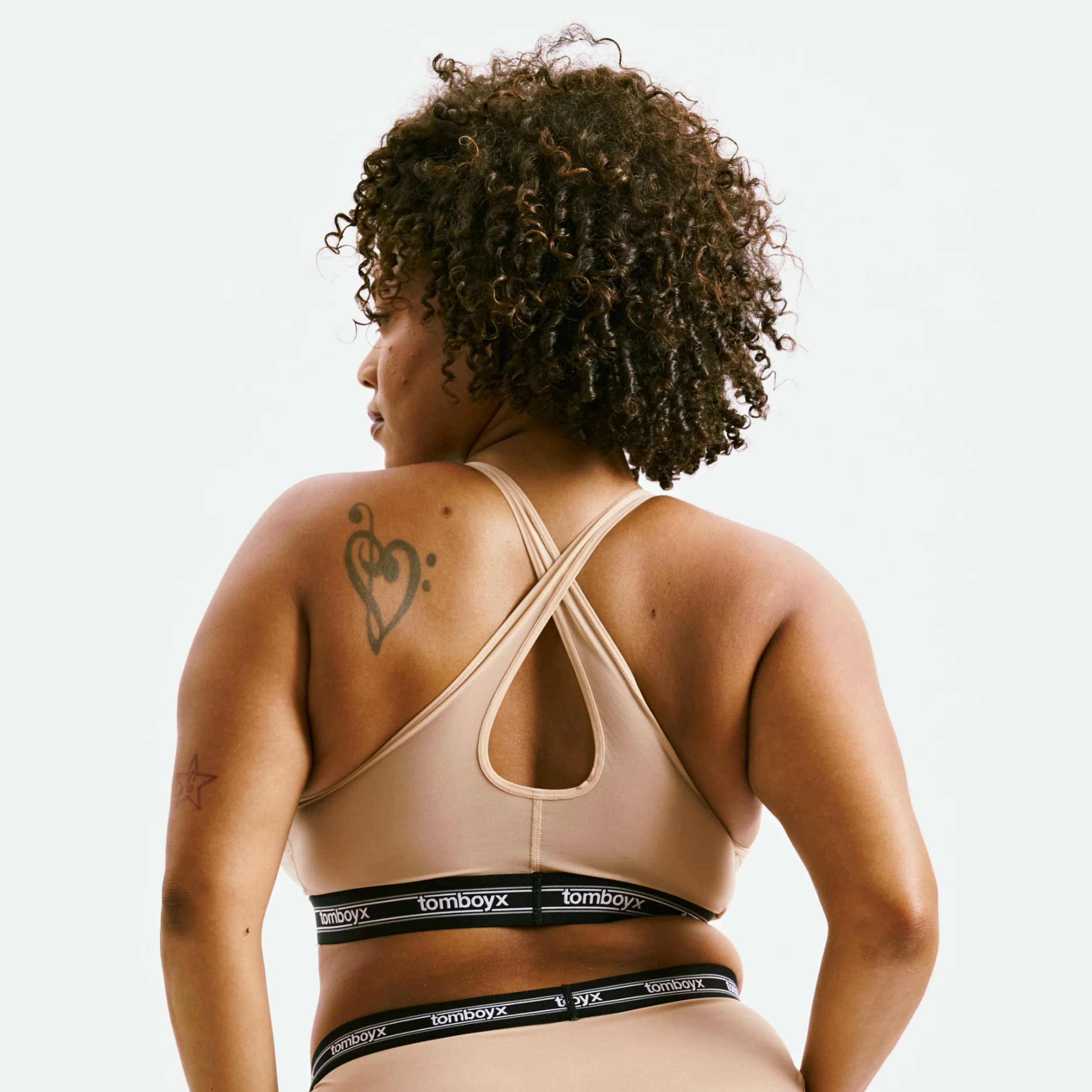Powermesh Bralette - Chai - Image 8