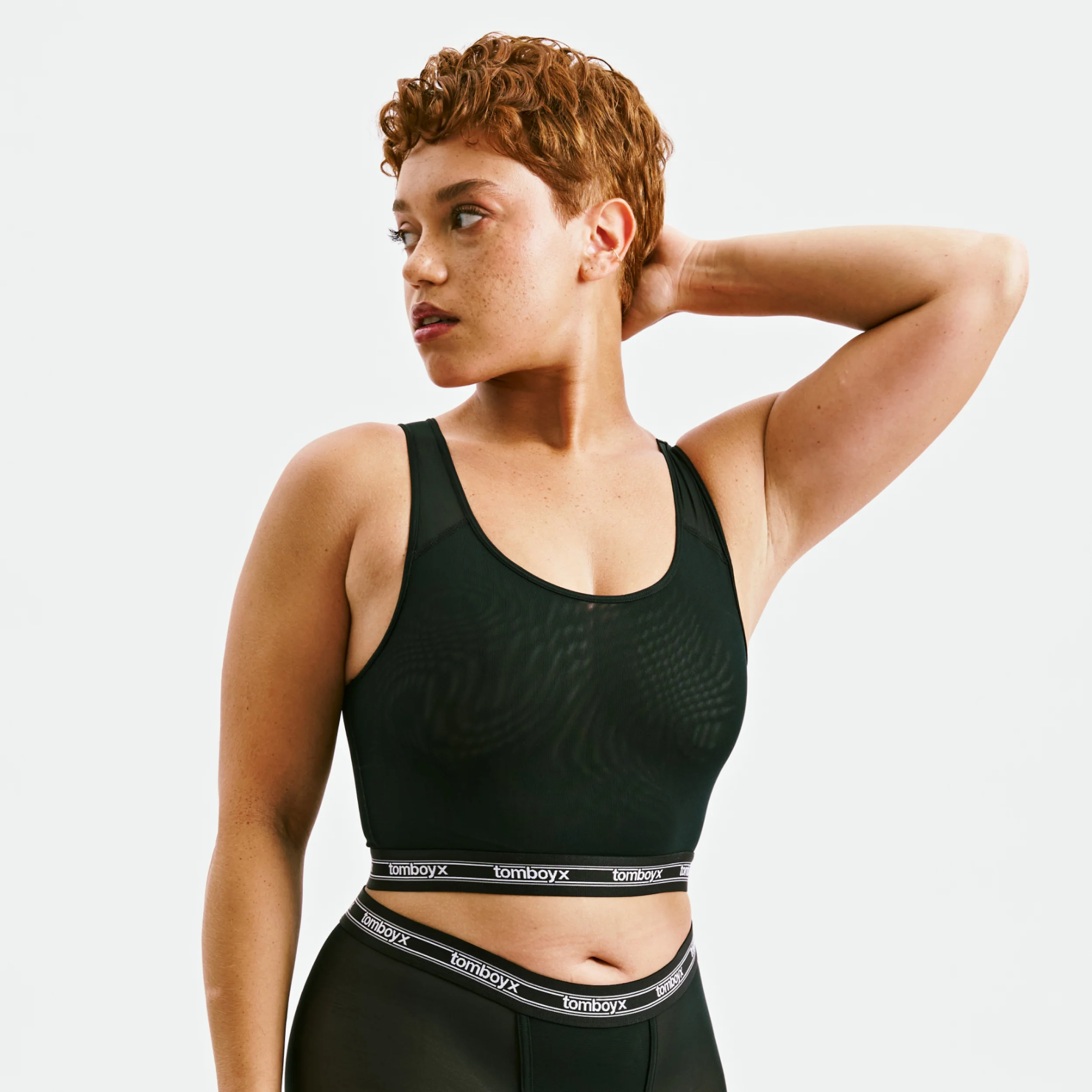 Powermesh Essential Bra - Black - Image 4
