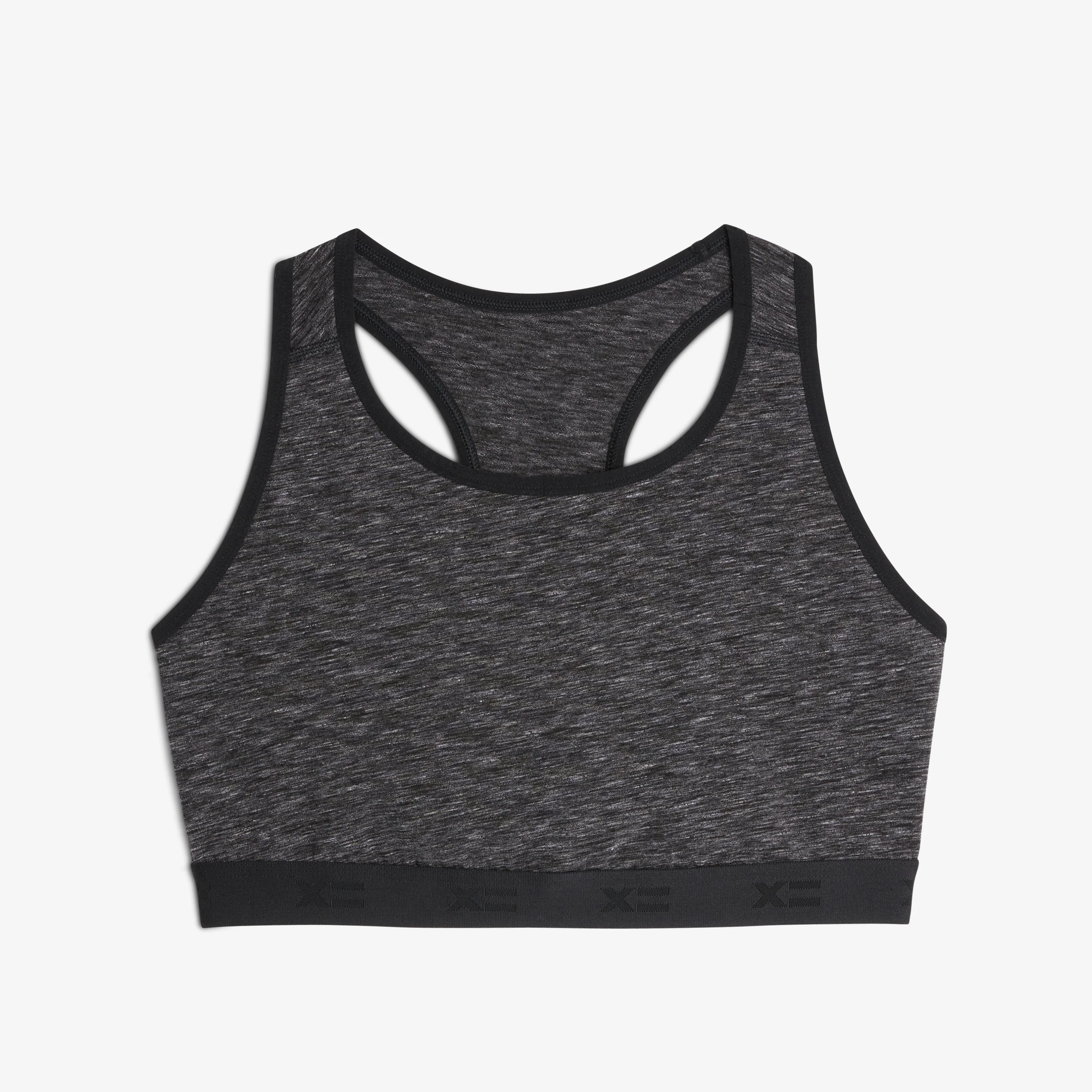 Racerback Soft Bra - Meteor Gray Heather