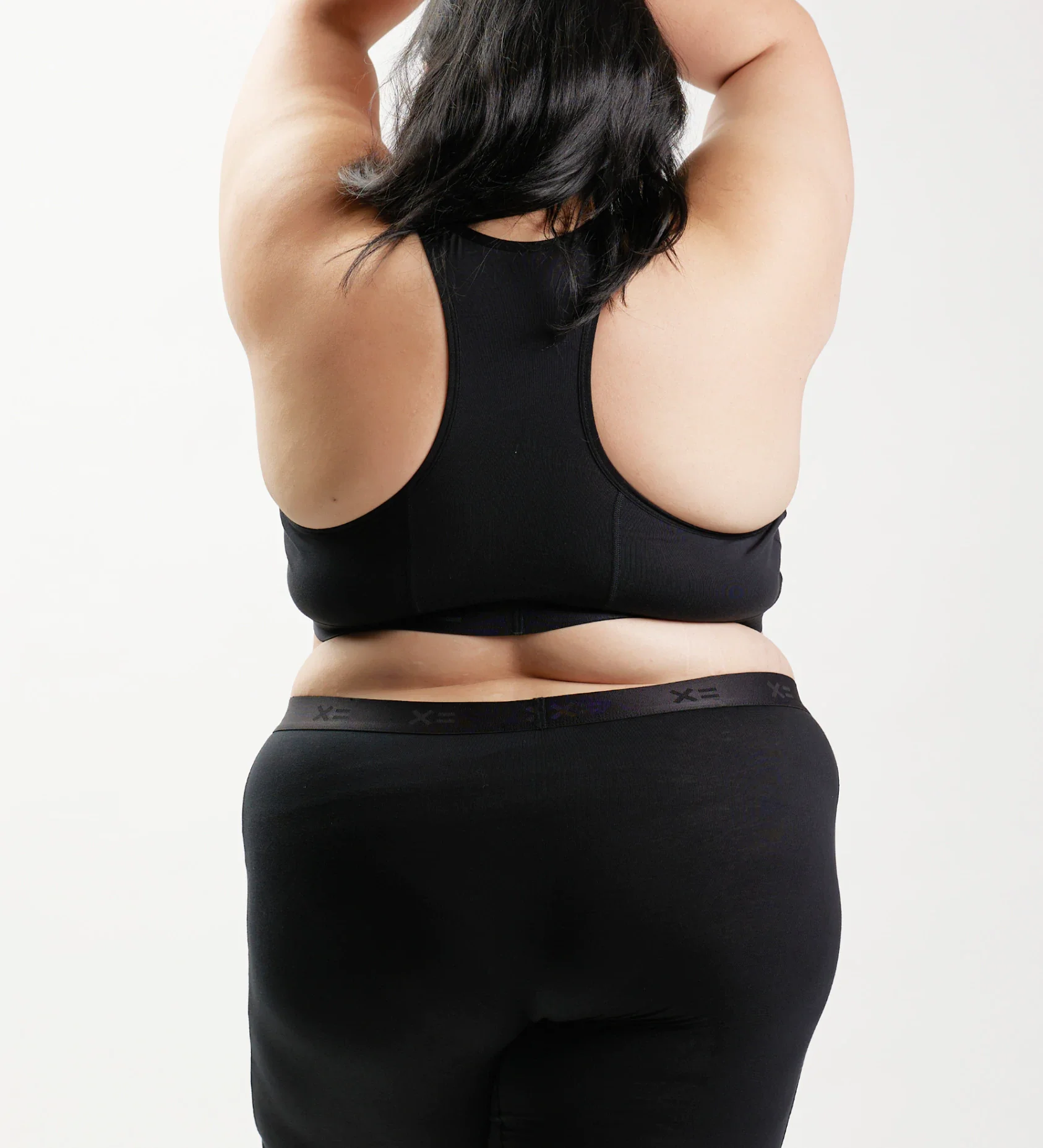 Racerback Soft Bra - Black Rainbow Logo - Image 5