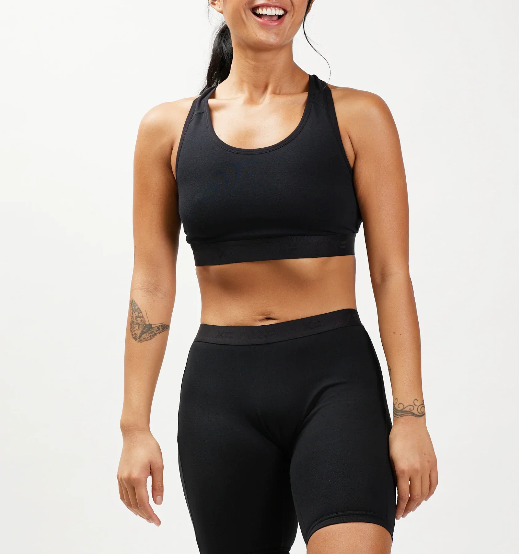 Racerback Soft Bra - X= White - Image 3