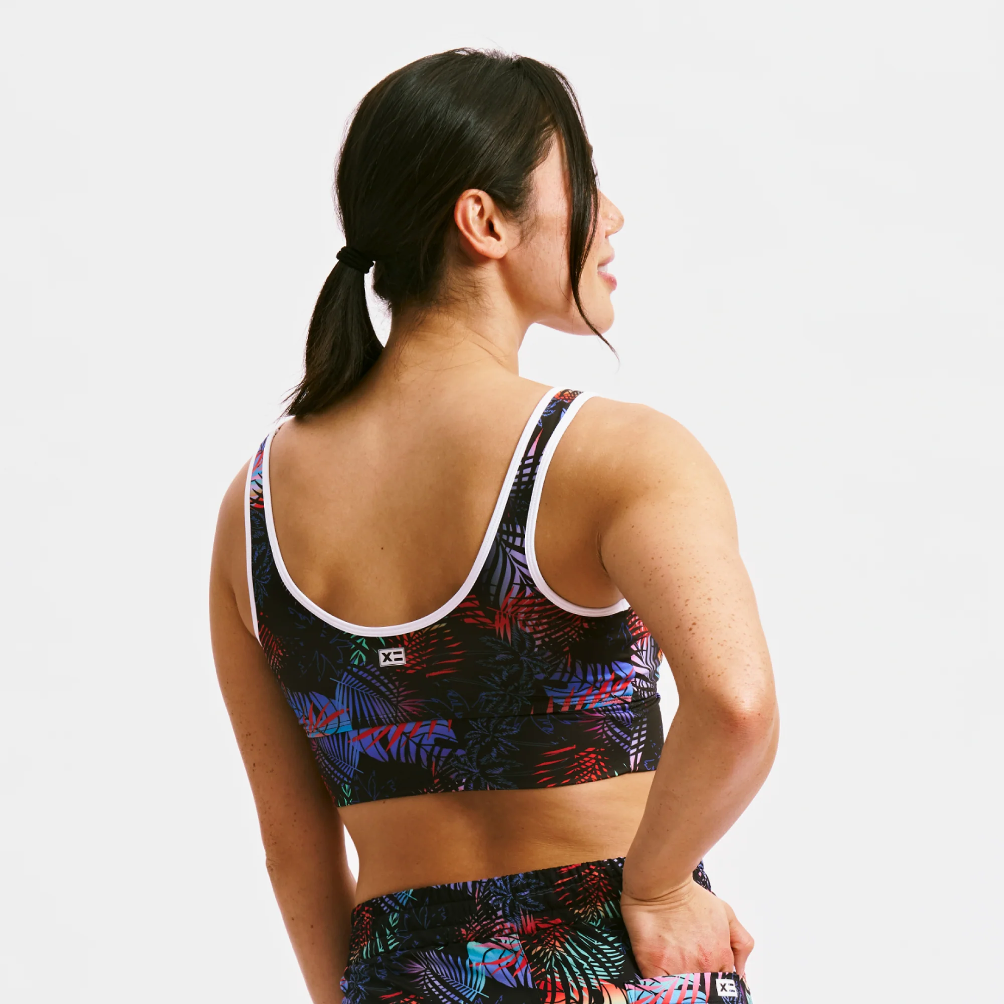 Swim Straight Up Longline Top - Palm Dreams - Image 4