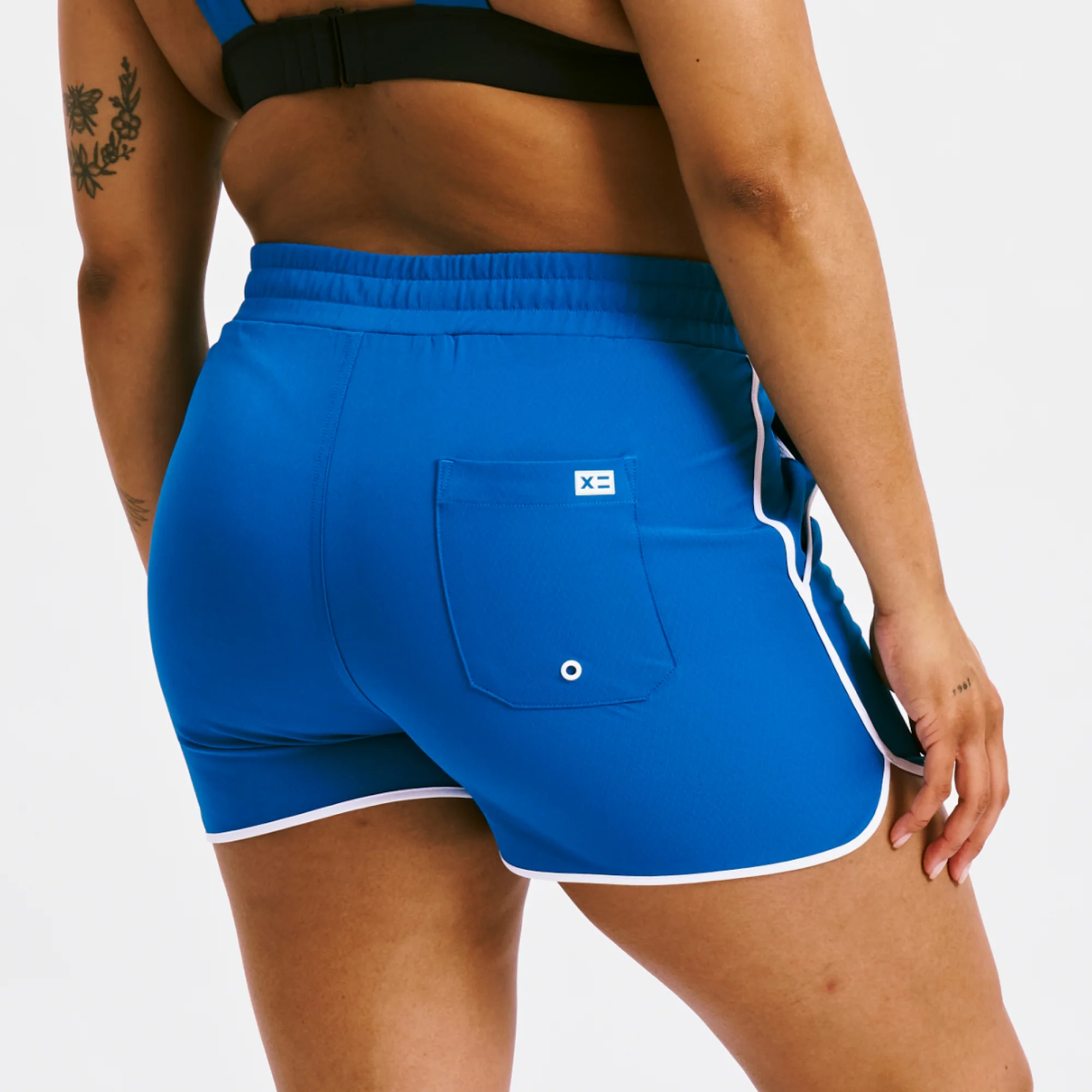 Swim 2.5" High Waisted Board Shortie - Marina Blue - Image 5