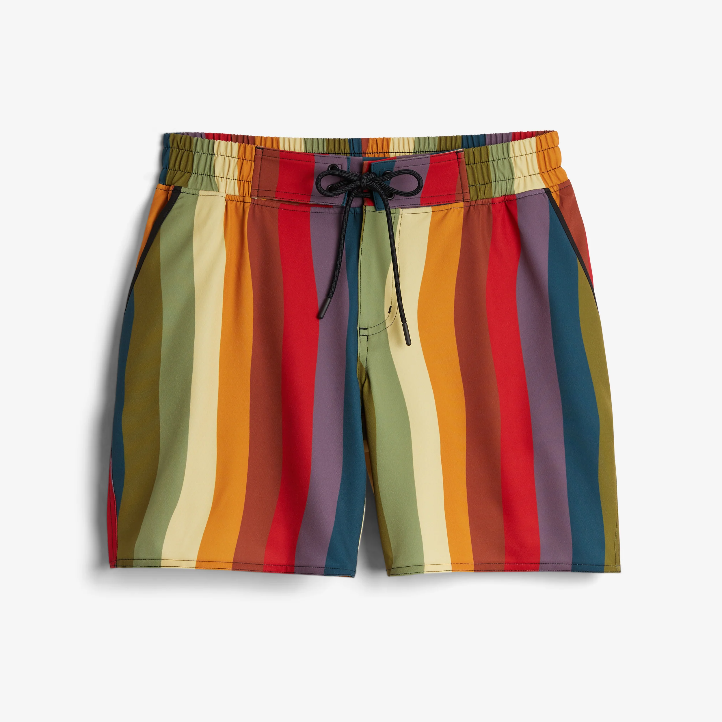 Swim 7" Heritage Board Shorts Light Weight - Rainbow Wave