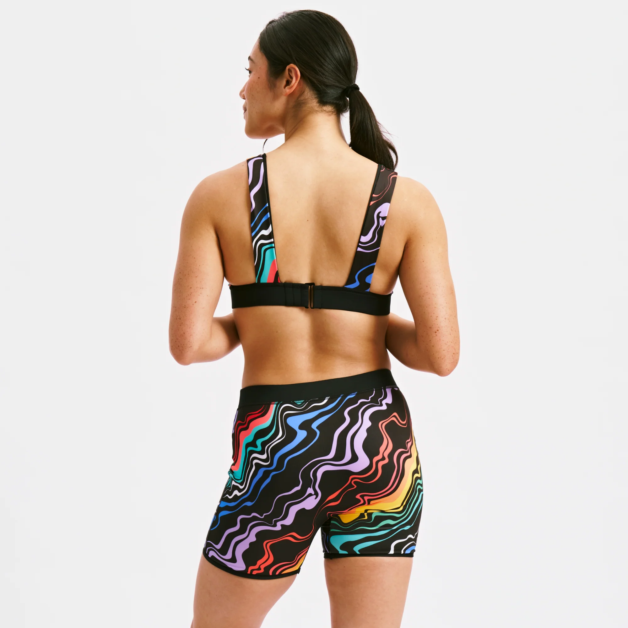 Swim Reversible Plunge Top - Making Waves - Image 5