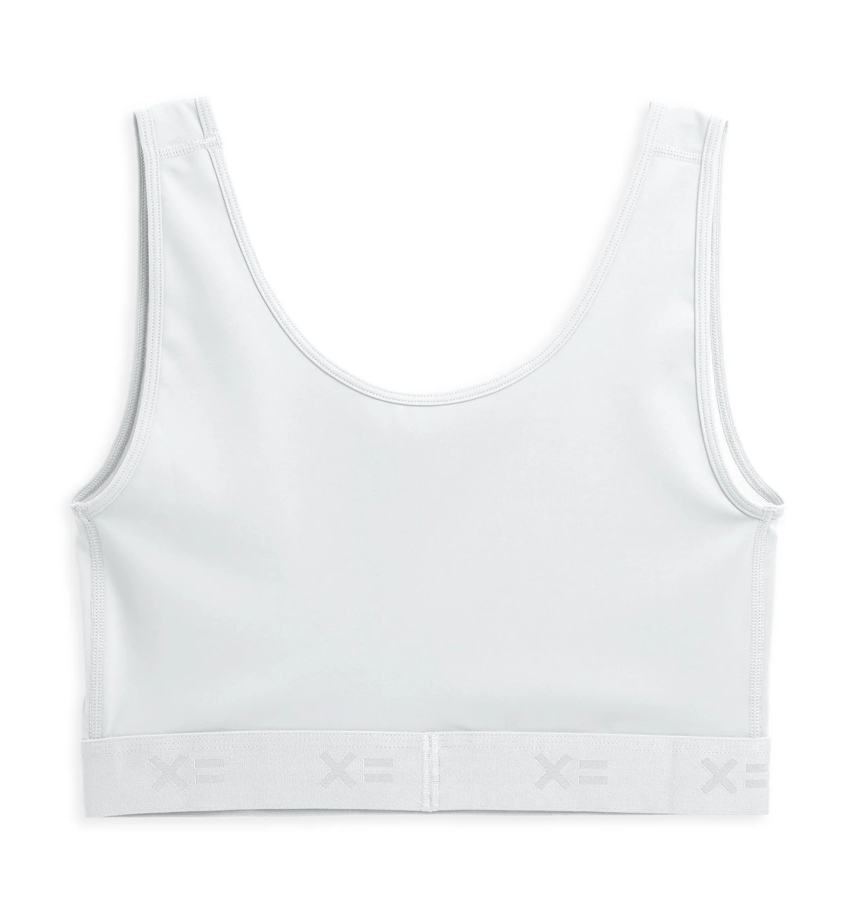 V Neck Compression Top - White - Image 2